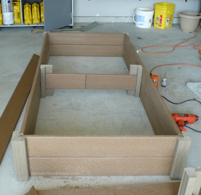 2nd layer of boards for planter boxes