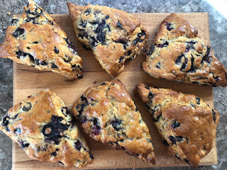 Blueberry-Honey-Scones