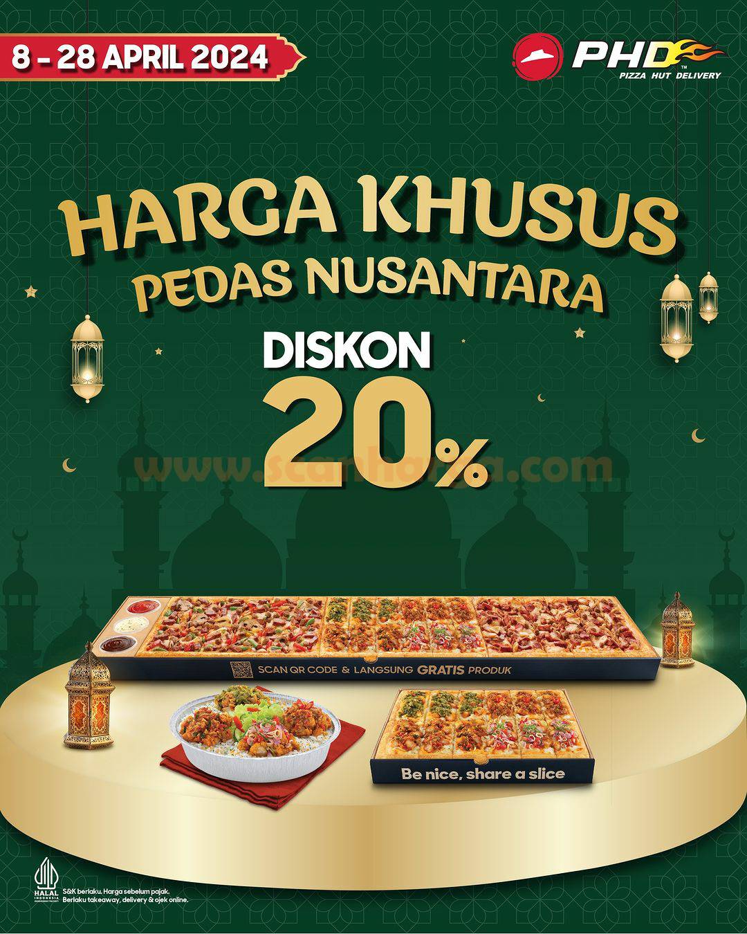 Promo PHD Spesial LEBARAN - Harga Khusus Pedas Nusantara Diskon 20%