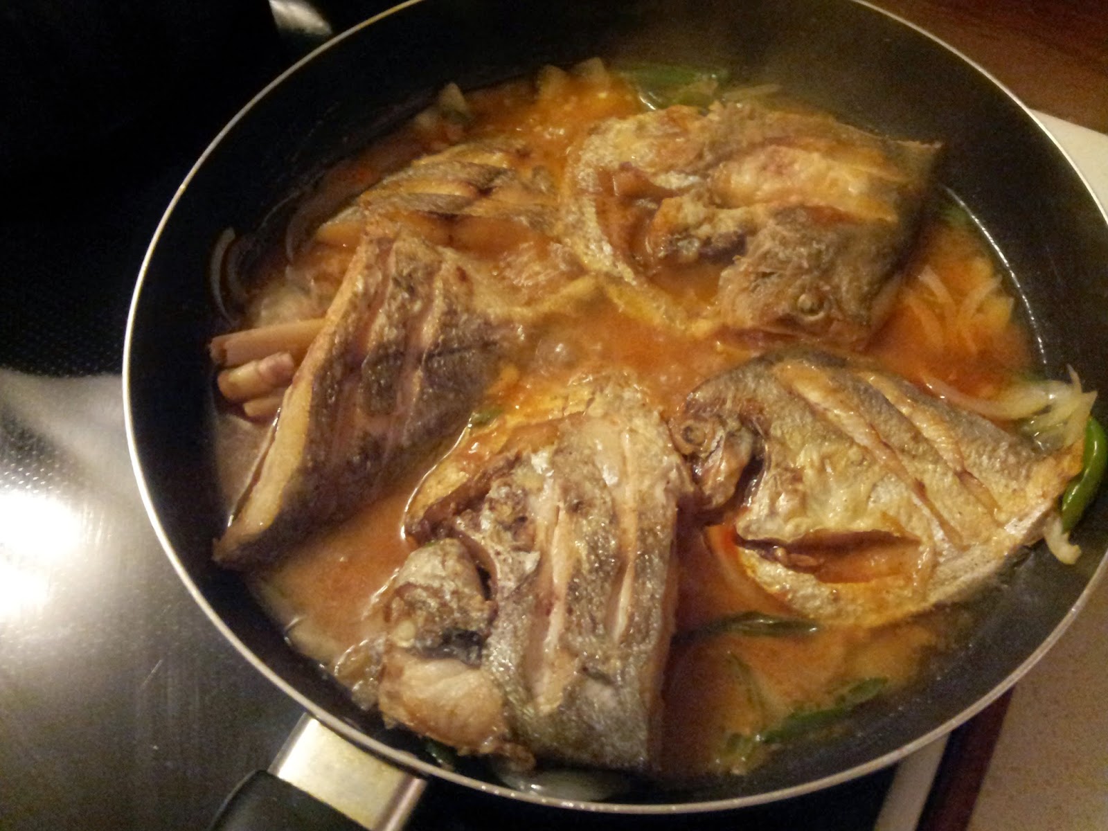 Ikan sebelah masak Ala kampung - My Resepi 4u