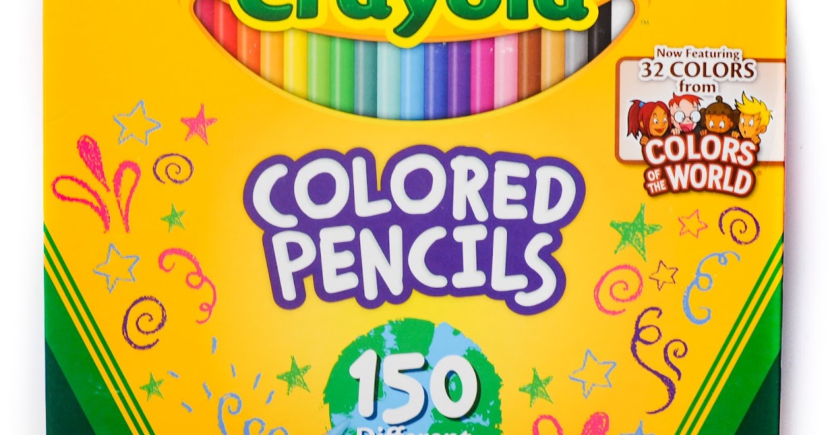 150 Colored Pencils with Colors of the World