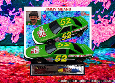 Jimmy Means #52 Turtle Wax Racing Champions 1/64 NASCAR diecast blog 1987 Winston Cup Folgers Eureka