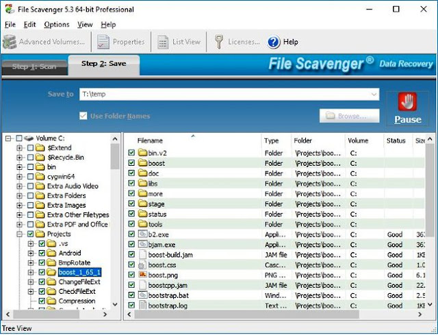 File Scavenger 5 Data Recovery Software