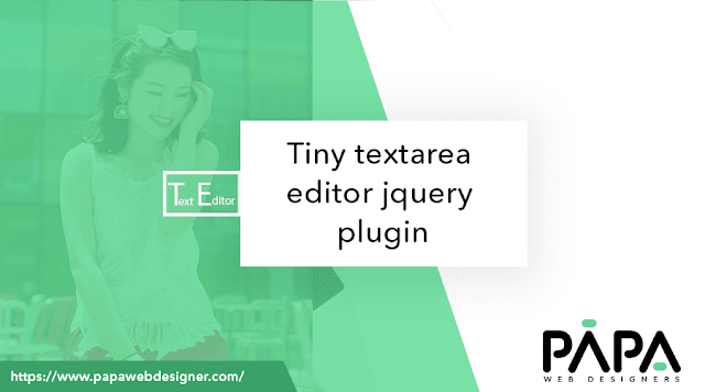 Tiny textarea editor jquery plugin
