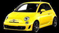 Abarth - Fiat 500 Yellow