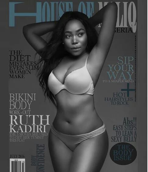 Nollywood actress goes naked for magazine cover (photo)