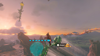 flying above Death Mountain together with the Light Dragon and Dinraal