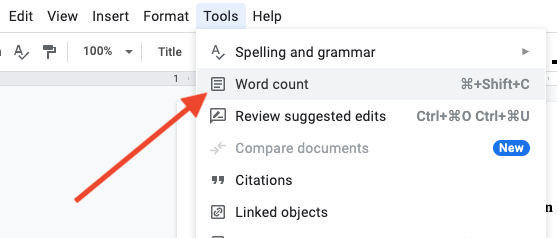 How to Enable Word Count on Google Docs?