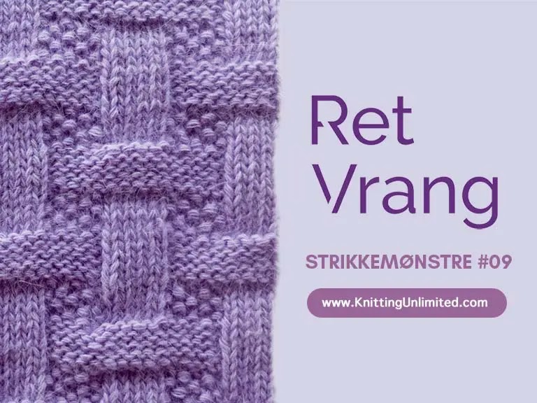 Mønsterstrik – ret & vrang | Hobby - Strik/hækling