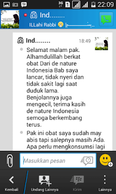 Testimoni Pemesanan Obat Wasir