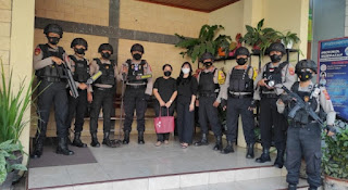 Memperingati Wafat Isa Almasih Polres Sumedang Laksanakan Pengamanan dan Sterilisasi Gereja di Kabupaten Sumedang