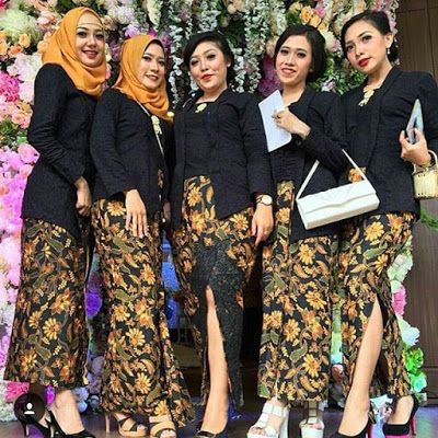 23 model kebaya kutu baru hitam modern desain cantik elegan