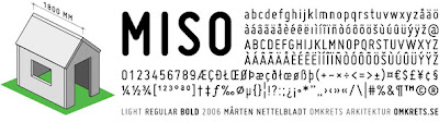 Picture of MISO font