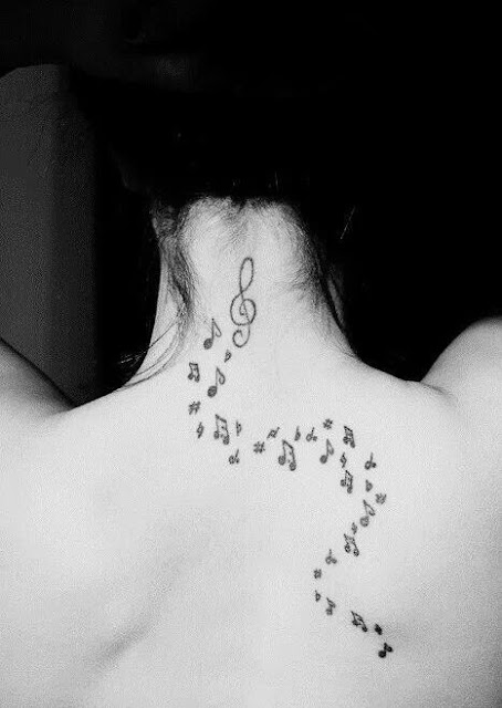 Tatuagens inspiradas em notas musicais