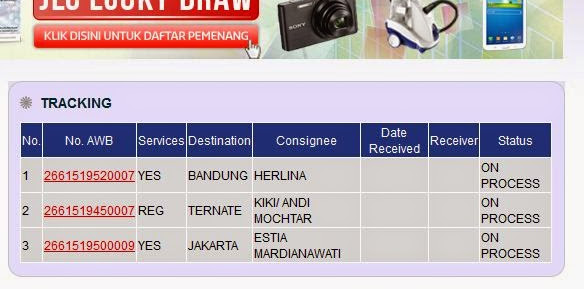 Resi Orderan Ladyfem, Tisu Majakani, Oris Breast Ke Jakarta, Bandung dan Ternate 