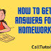 How to Get Answers for Homework