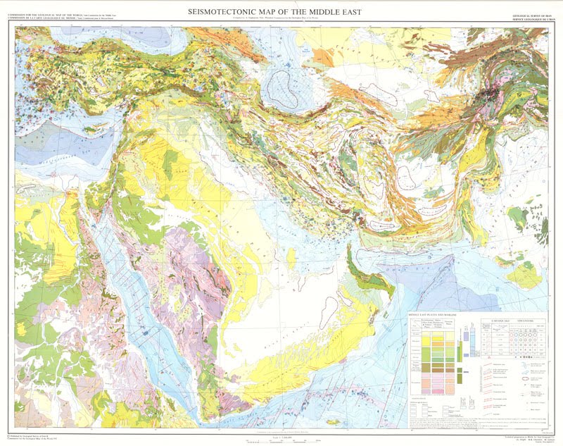 Map Of The Middle East 2010. map of the Middle East: