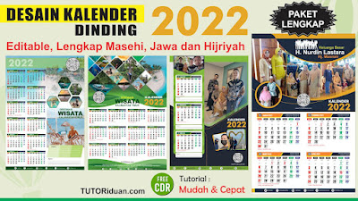 Desain Kalender 2022