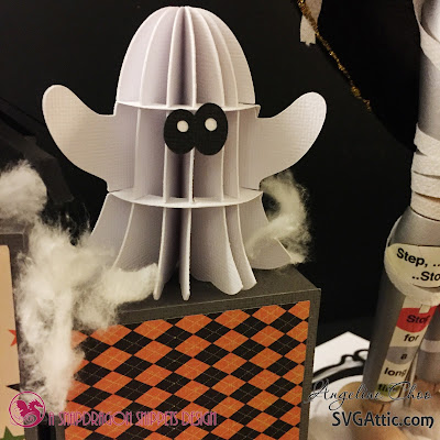 SVG Attic: Spooktacular Frightful Halloween with Angeline #svgattic #scrappyscrappy #halloween #diecut #svg #papercraft