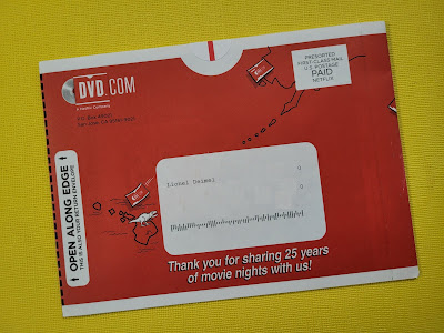 Netflix (DVD) envelope