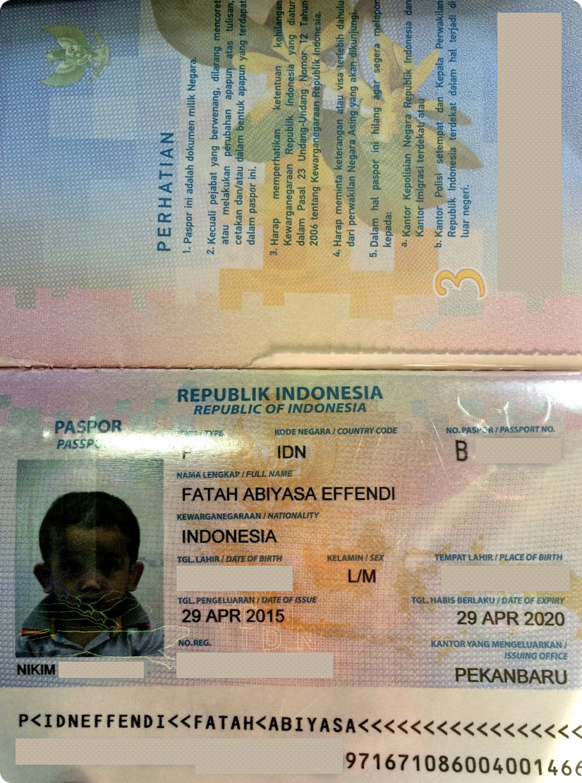 Paspor untuk Anak