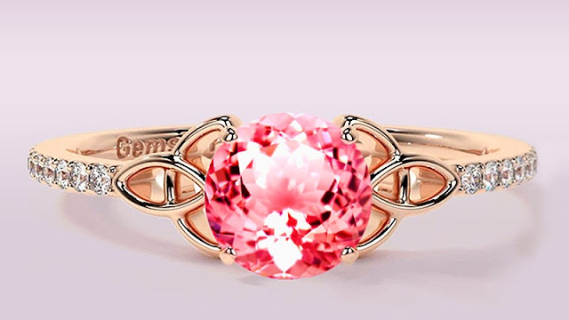 Pink Morganite Engagement Ring