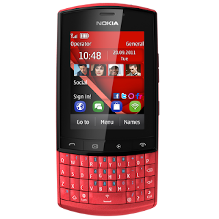 the new nokia asha 303 red