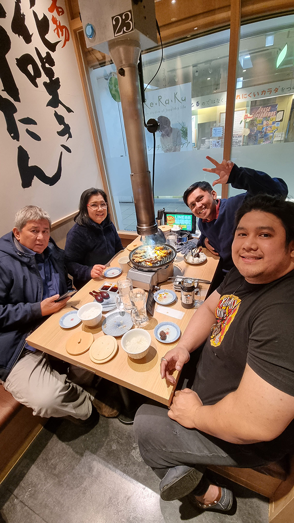 Japanese bbq experience
