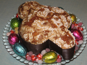 Italy's traditional Easter cake - la Colomba