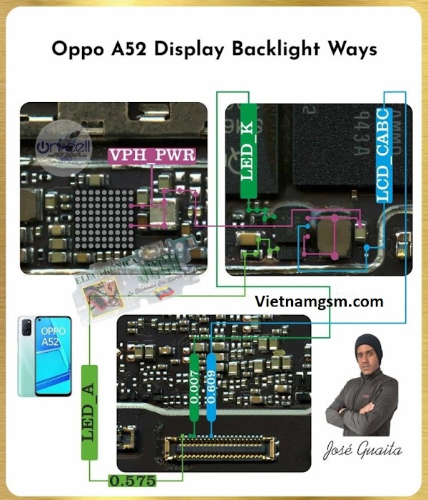 Oppo A52 Backlight Problem