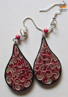 kalanirmitee: Quilled earrings