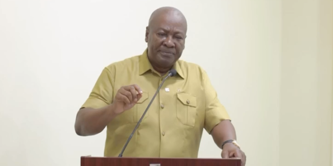 2024 Polls: Mahama: "I'm not a clearing agent, and I won't interfere in the fight against corruption"