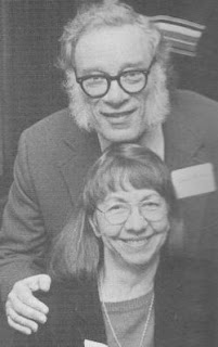 Asimov with his second wife, Janet