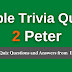 Telugu Bible Quiz Questions and Answers from 2 Peter