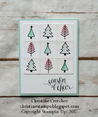 Stampin Up Watercolor Christmas