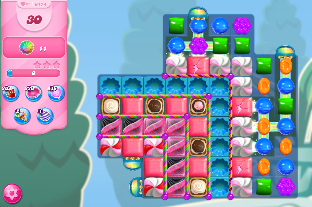 Candy Crush Saga level 8174