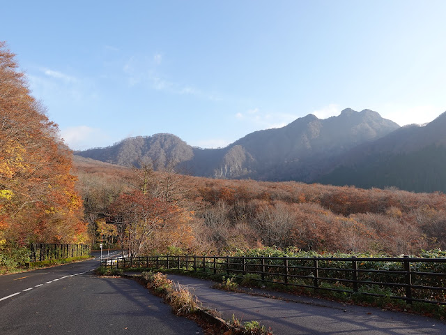 鳥取県道45号倉吉江府溝口線（大山環状道路）からの眺望