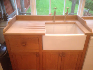 kitchen worktop sanding and finishing