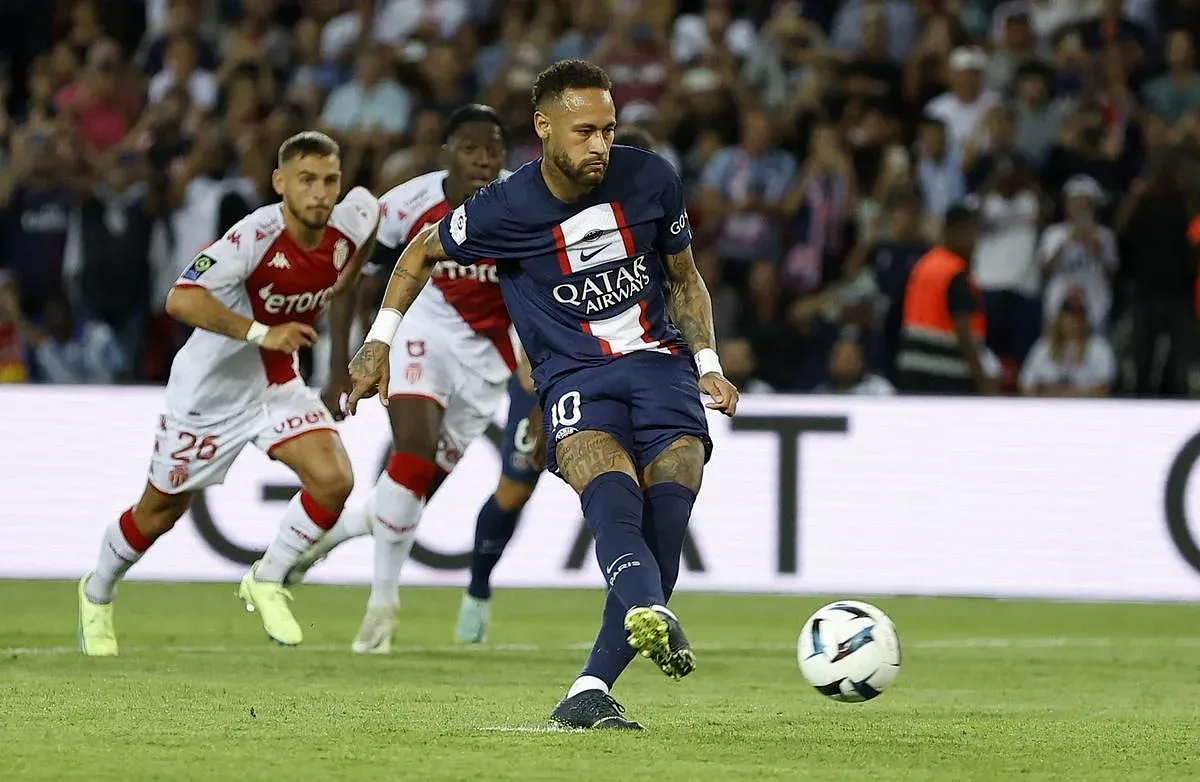 ملخص اهداف مباراة باريس سان جيرمان وموناكو (1-1) الدوري الفرنسي