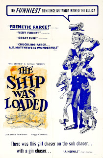 THE SHIP WAS LOADED. Estados Unidos. Cartel One Sheet: 69 x 104 cms. Arte: Jack Davis. ¡A LA ORDEN, ALMIRANTE! Carry on Admiral. 1957. Reino Unido. Dirección: Val Guest. Reparto: David Tomlinson, Peggy Cummins, Brian Reece, Eunice Gayson, A.E. Matthews, Joan Sims, Lionel Murton, Reginald Beckwith, Desmond Walter-Ellis, Ronald Shiner.