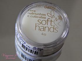 Soft Hands:cera nutriunhas e cutículas Bio dany
