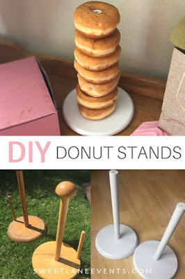 diy stands donuts