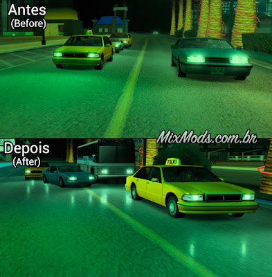 gta sa san mod map fix fixes bug corrigir reflexos molhados wet roads