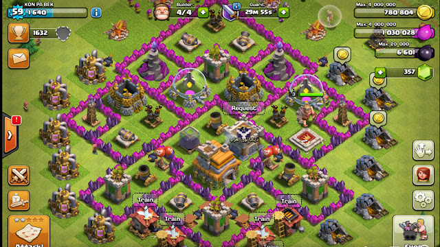 free clash of clans account level 70