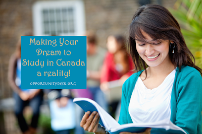 Apply for free scholarship programme  in Canada  – Make your dream a reality