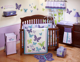 dormitorio bebé mariposas