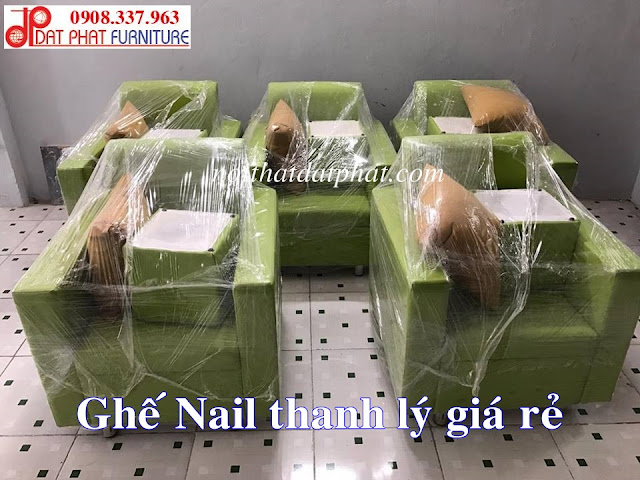 ghế làm nail thanh lý, ghế làm nail thanh lý giá rẻ