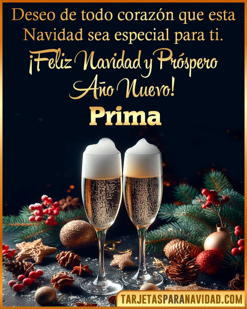 Imagenes de feliz navidad y prospero año nuevo Prima