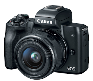 Canon EOS M50 - Black with EF-M 15-45mm STM Lens