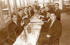 Ajedrecistas en el Café Michel en 1958
